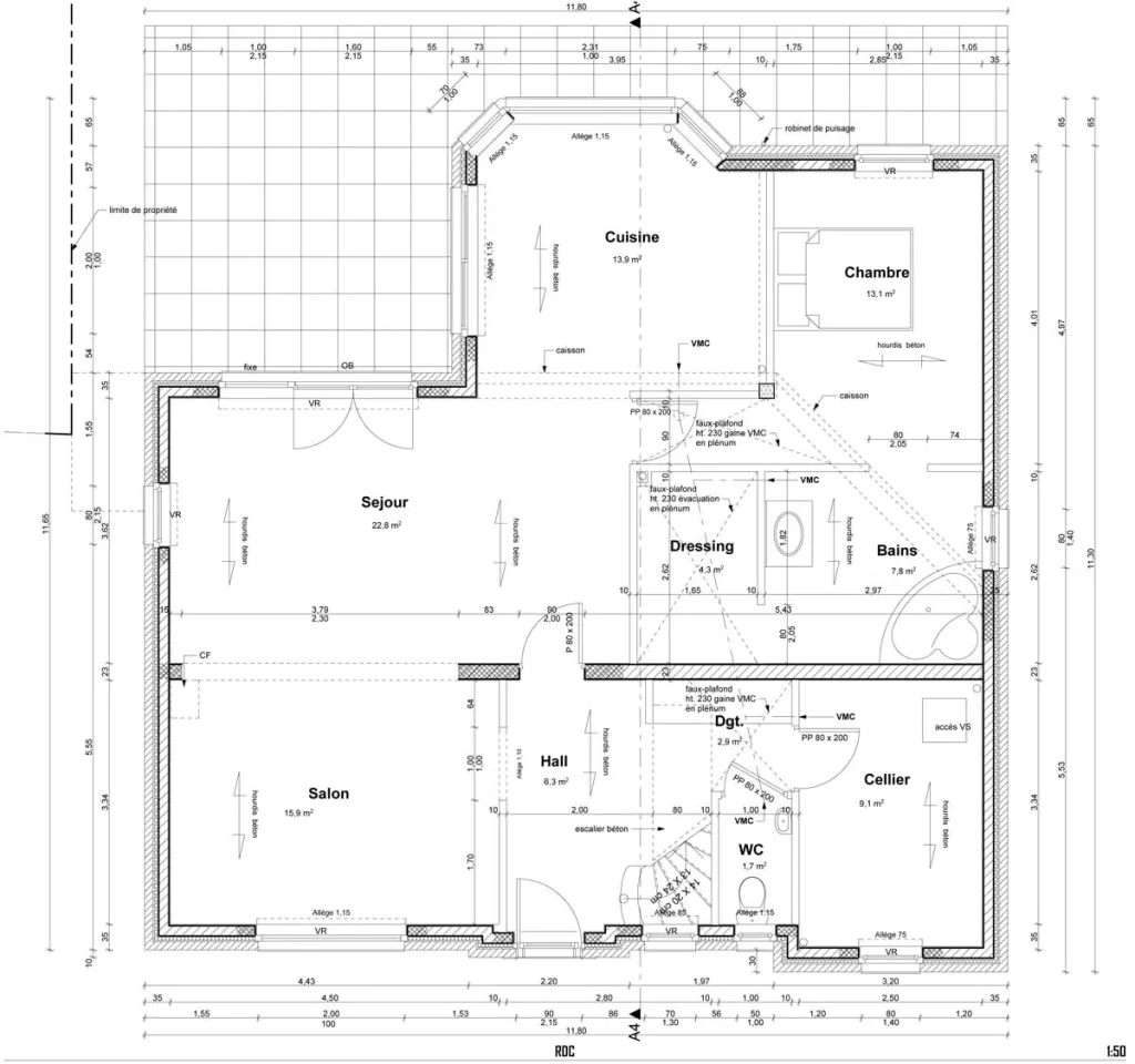 Plan 2D & Plan d'exécution